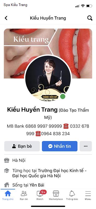 Hình ảnh Spa Kiều Trang